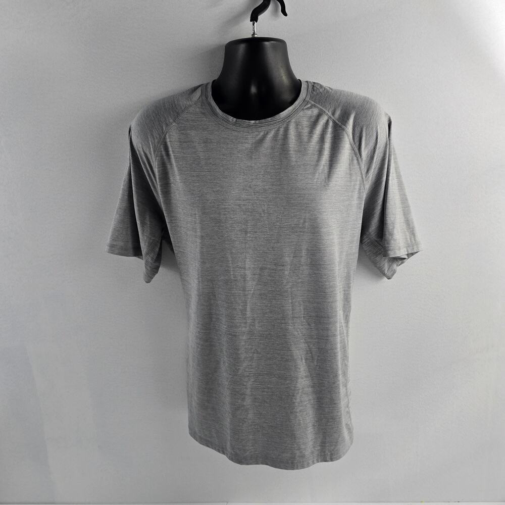Tommy Bahama Izlandzone short sleeve t shirt mens large gray 6508 UPF